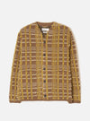 Brown Duomo Fleece Cardigan