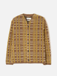 Brown Duomo Fleece Cardigan
