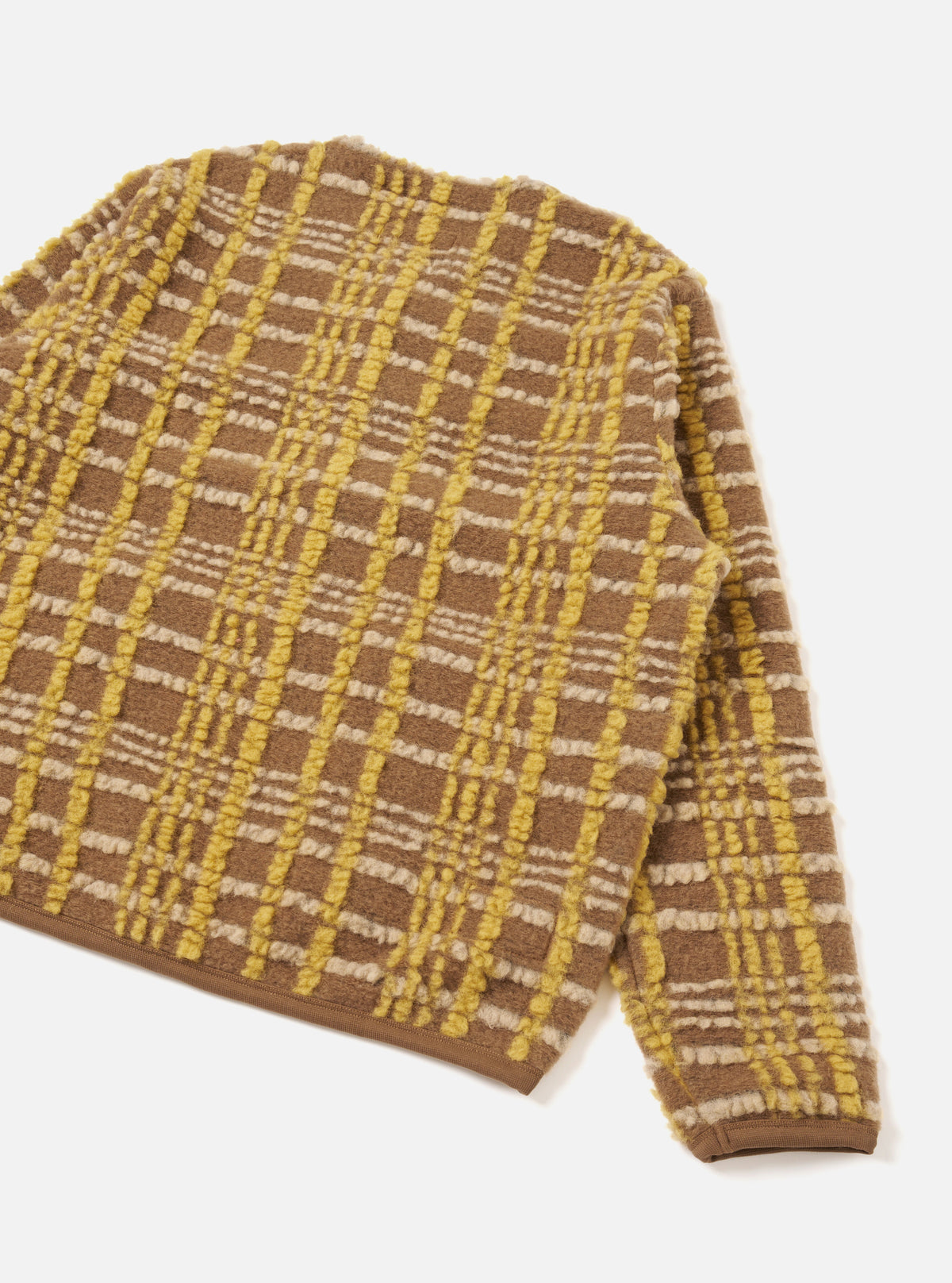 Brown Duomo Fleece Cardigan