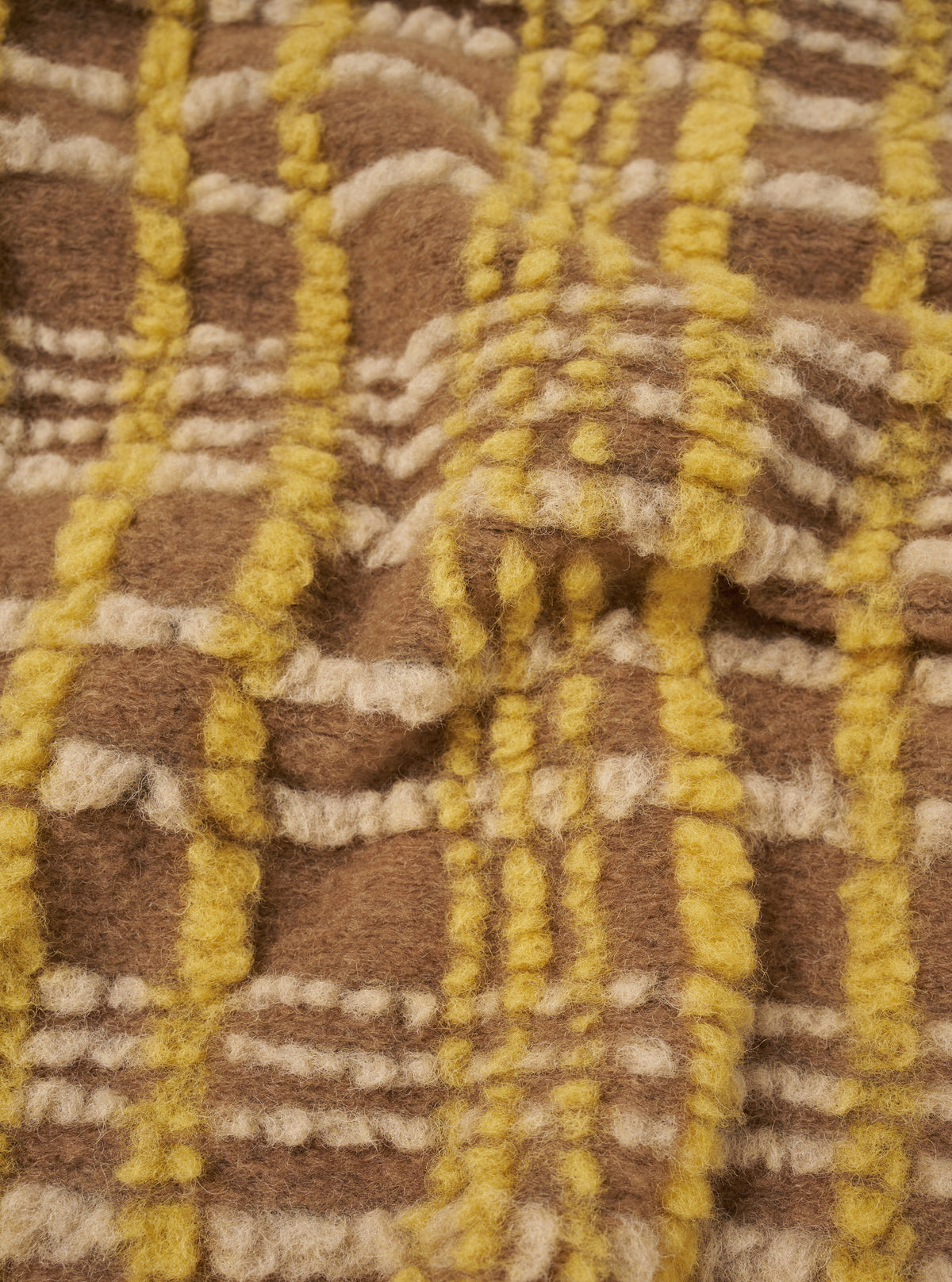 Brown Duomo Fleece Cardigan