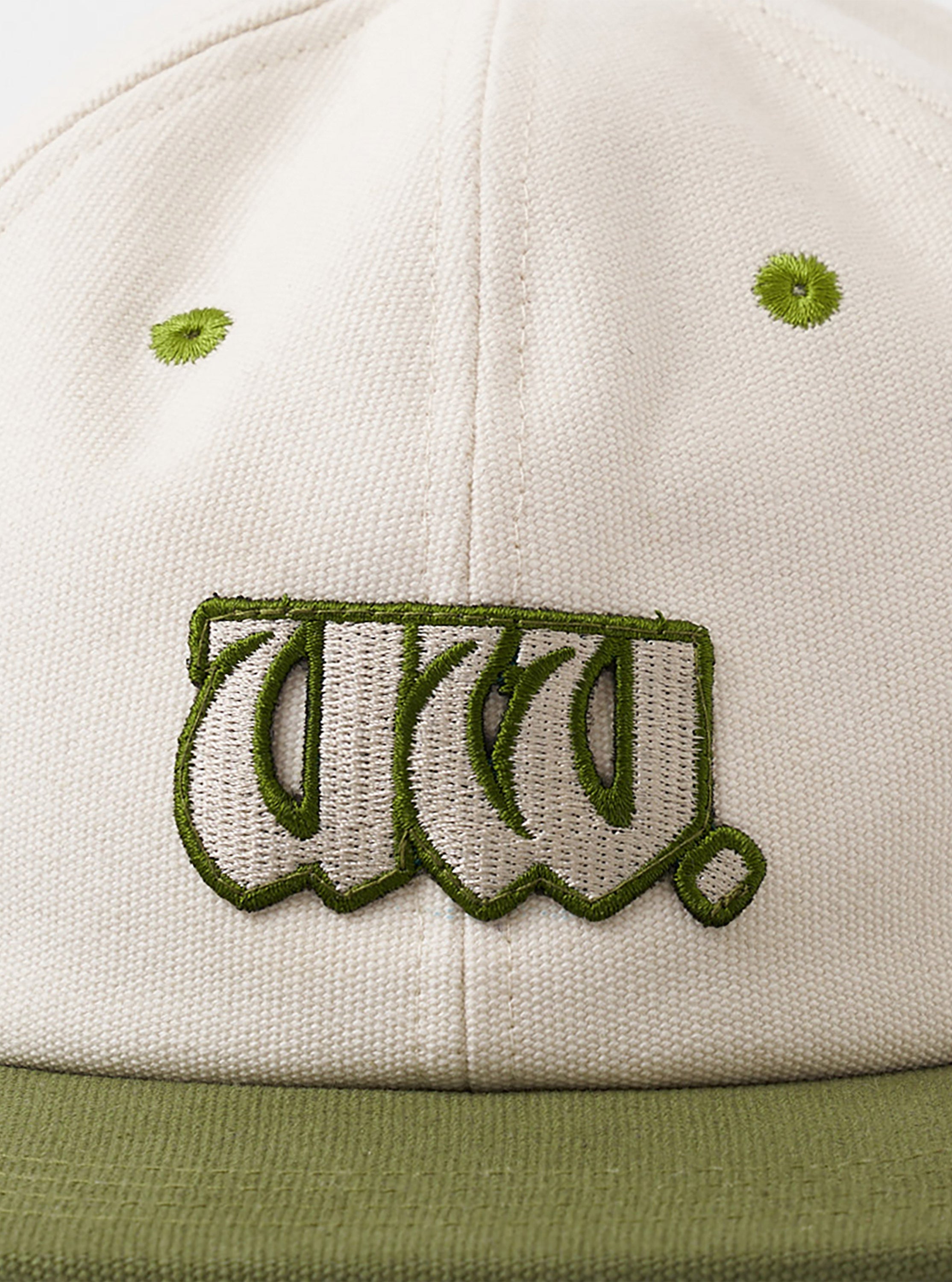 Men's Ecru/Olive Canvas Baseball Hat – Universal Works