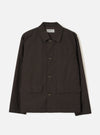 Brown Micro Canvas Warmus Jacket