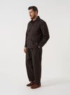 Brown Micro Canvas Warmus Jacket