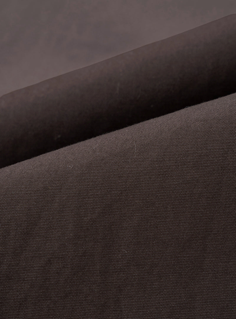 Brown Micro Canvas Military Chino