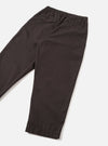 Brown Micro Canvas Oxford Pant