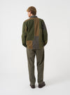 Olive Patchwork Twill MW Fatigue Jacket