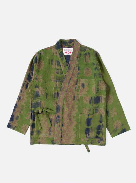 Green Tie Dye #4 Kantha Kyoto Work Jacket - Large – Universal Works