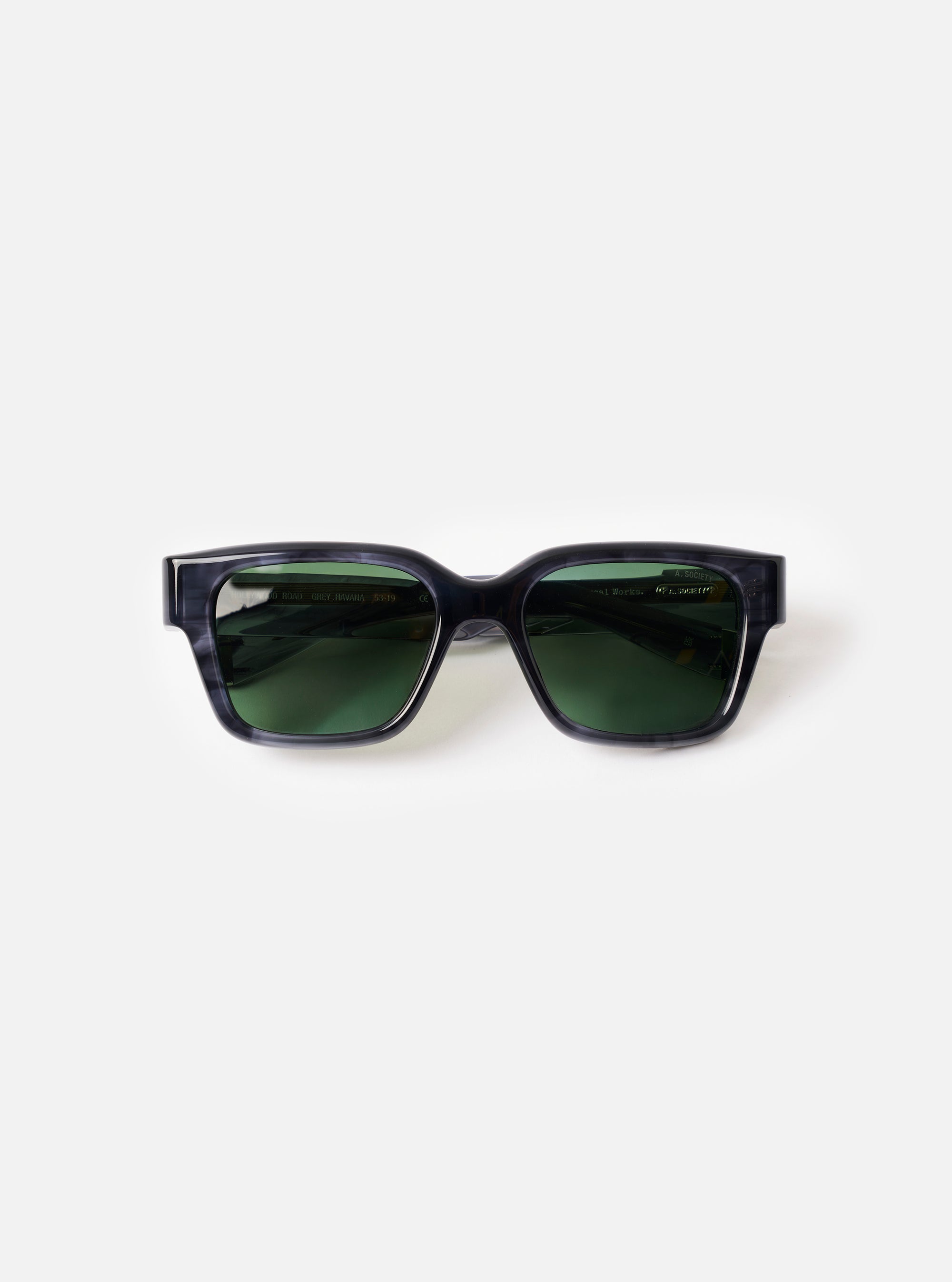 A. SOCIETY x Universal Works Grey Havana Hollywood Sunglasses