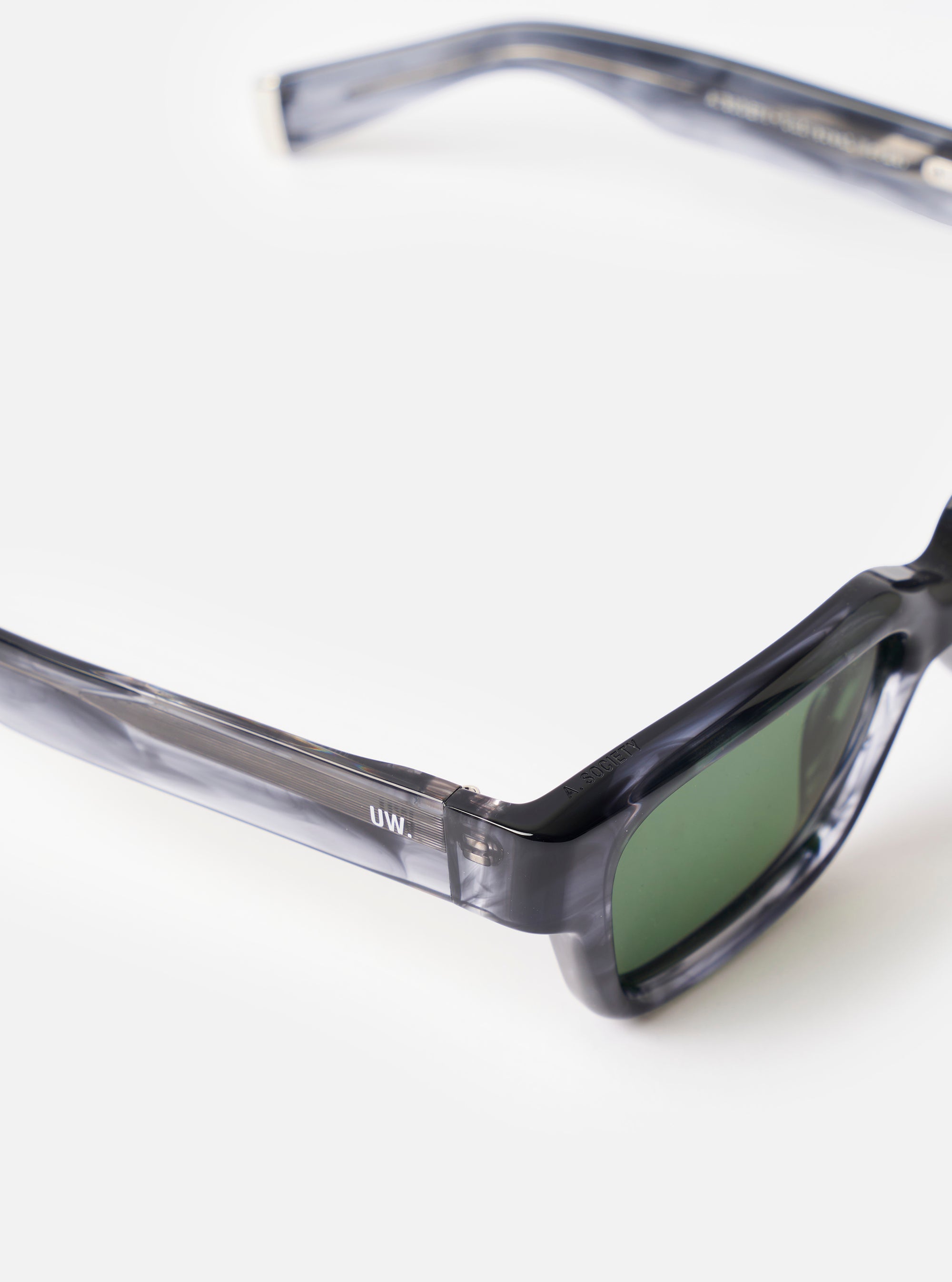 A. SOCIETY x Universal Works Grey Havana Hollywood Sunglasses
