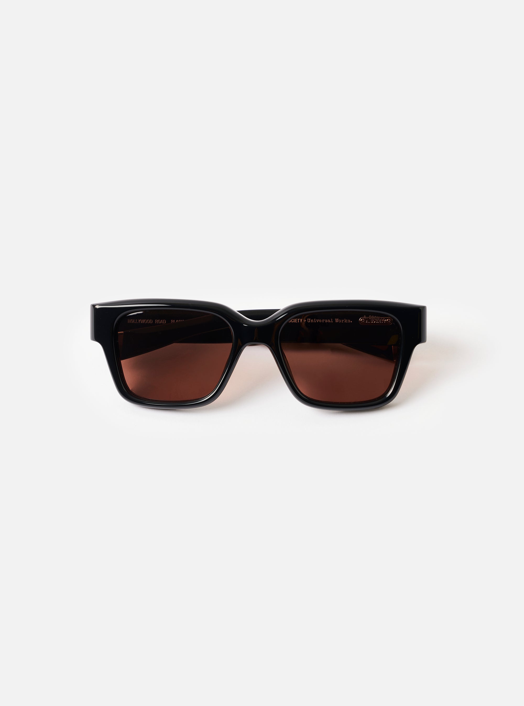 A. SOCIETY x Universal Works Black Hollywood Sunglasses