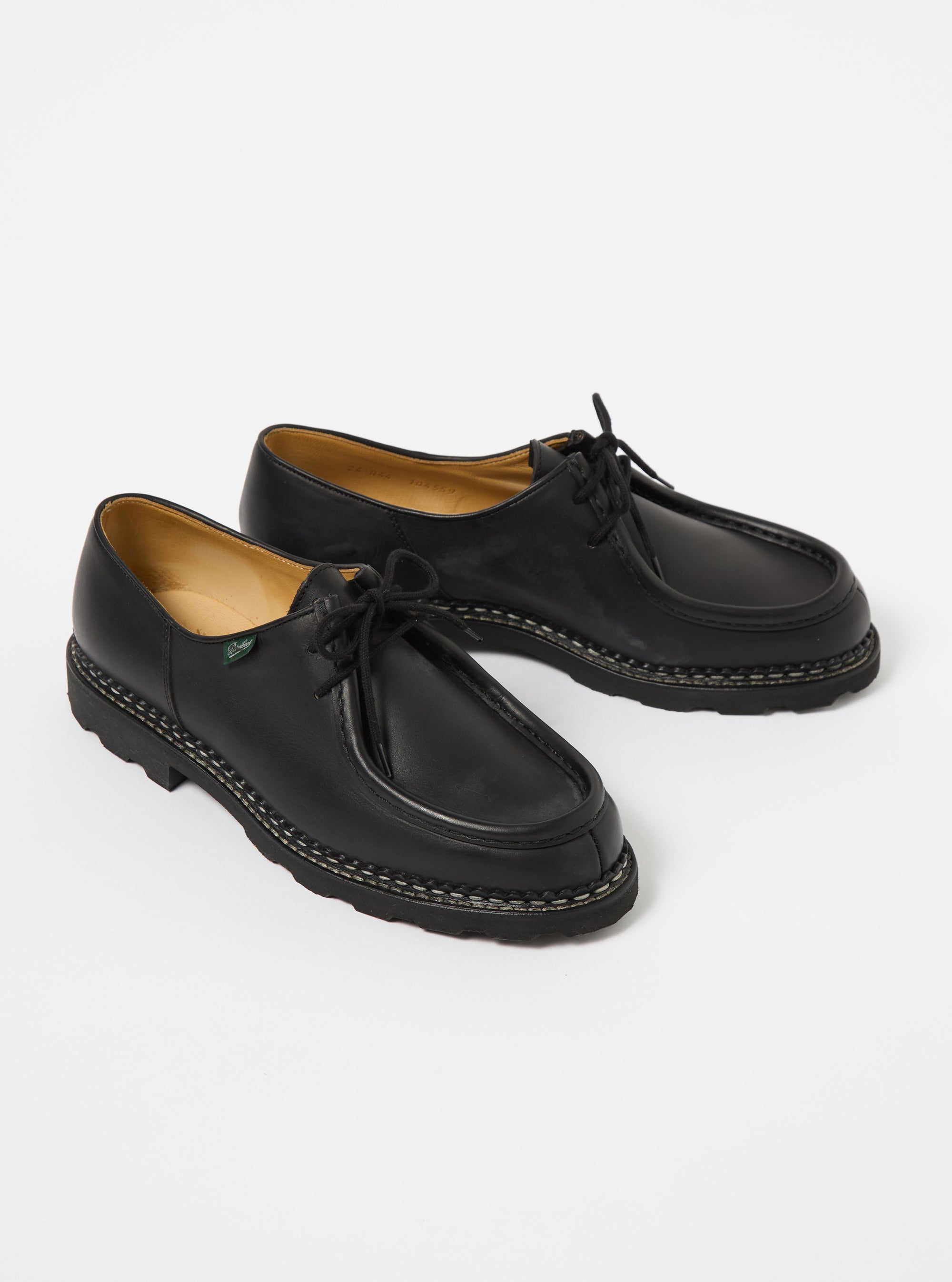 Black Leather Paraboot Michael Marche II