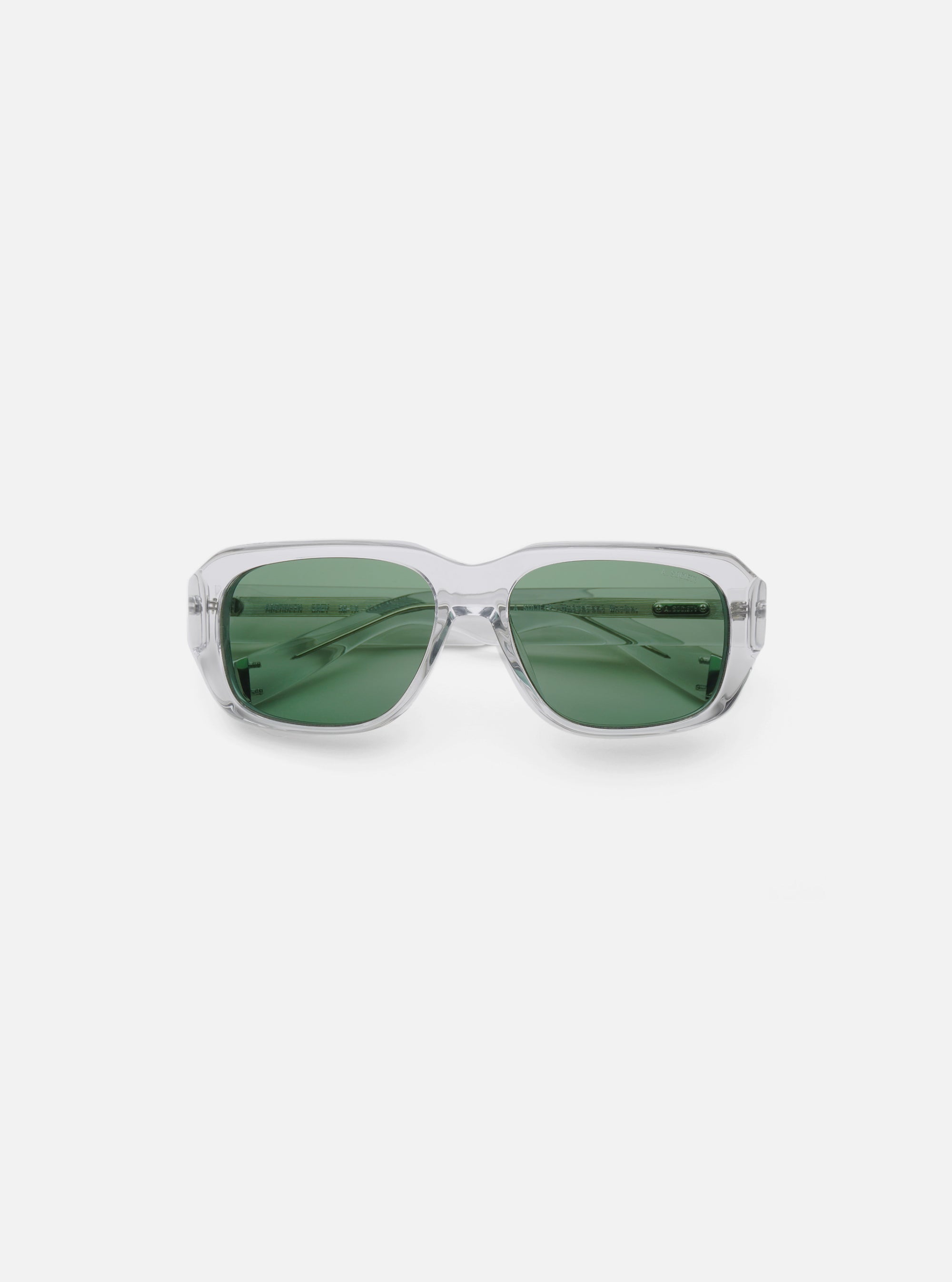 A. SOCIETY x Universal Works Grey Aberdeen Sunglasses
