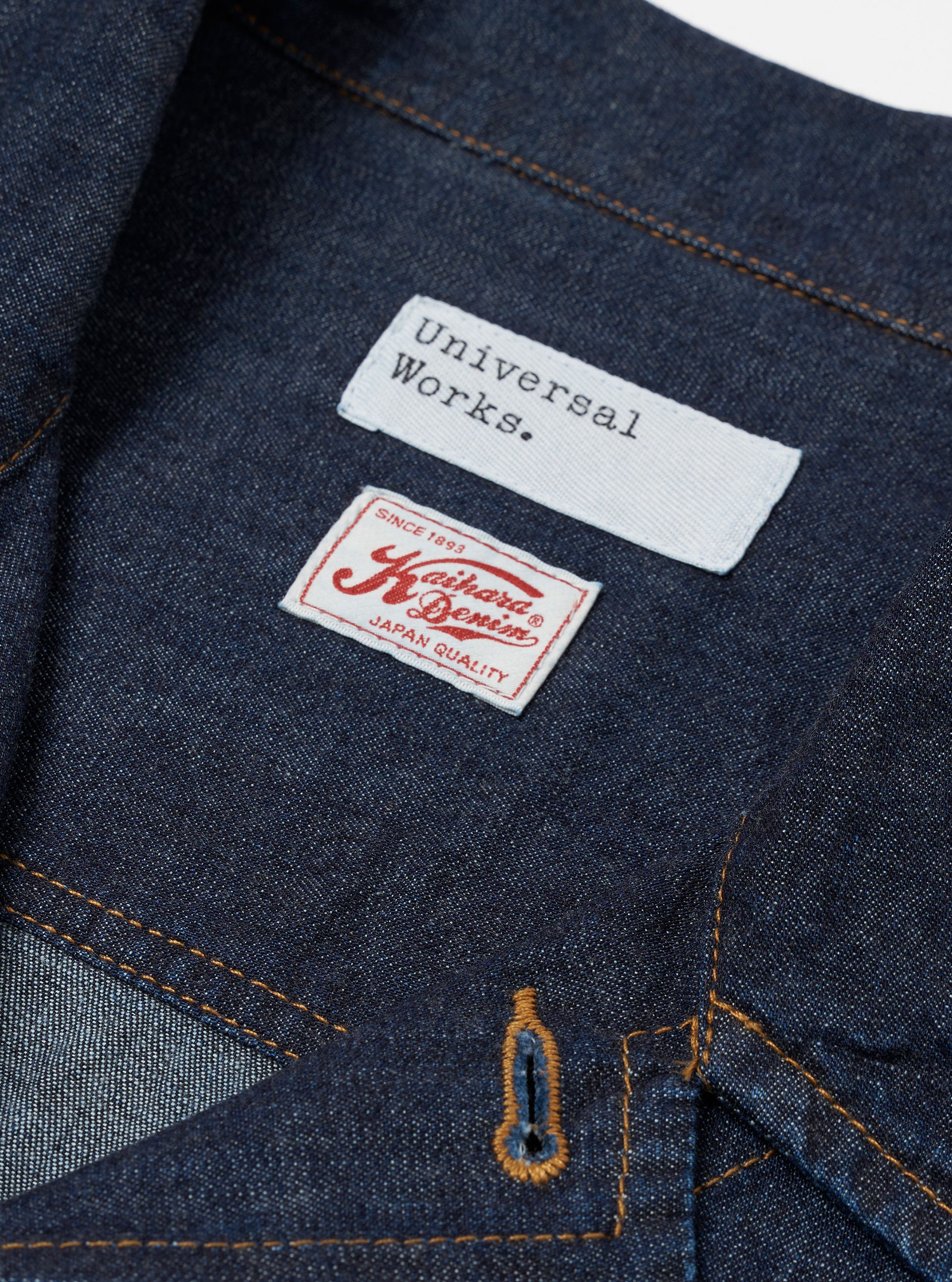 Indigo Kaihara LT WT Denim Jungle Jacket