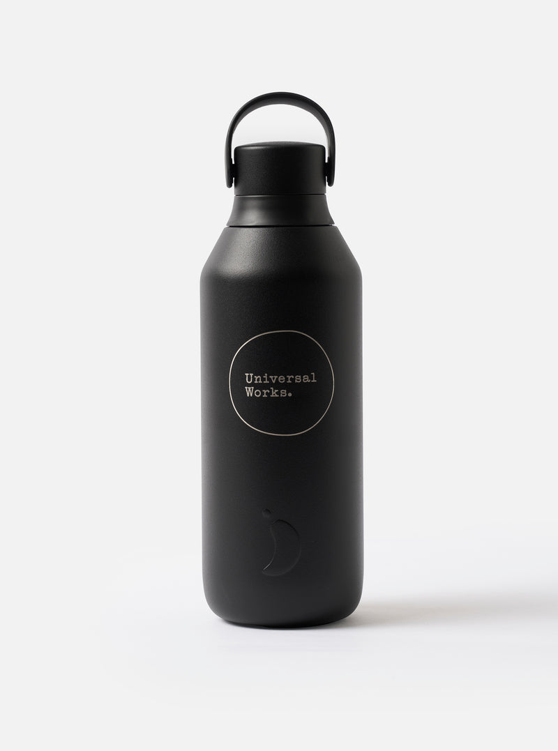 Chilly's x Universal Works Onyx Series 3 500ml Water Bottle