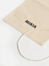 Mikia Heishi Necklace in Magnesite/Hematite/Sterling Silver