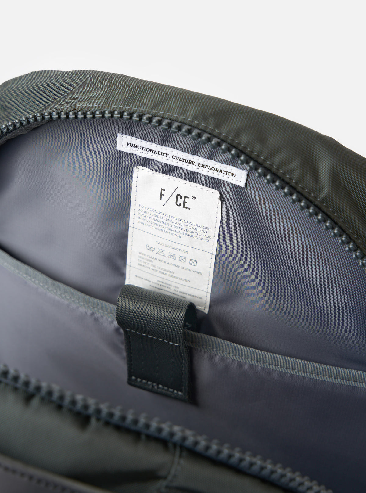 F/CE.® Grey Recycled Nylon 420 re/cor Travel Backpack