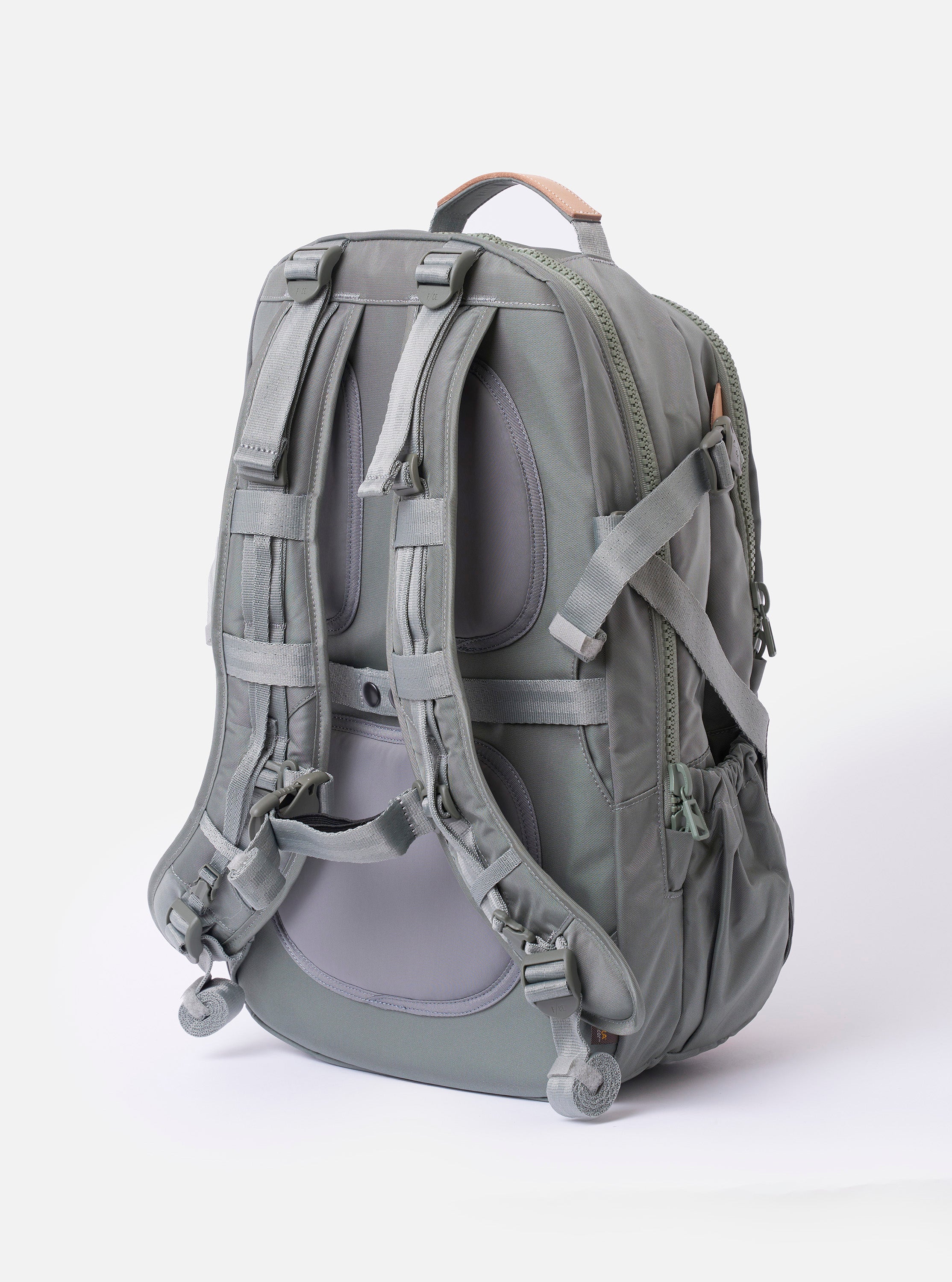 w.pcoco 様 junglerelief gray F/CE.® Foliage Green Recycled Nylon 420 re/cor Travel Backpack