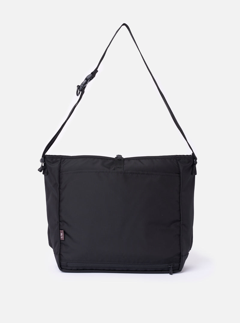 F/CE.® Black Recycled Nylon 420 re/cor Courier Shoulder Bag