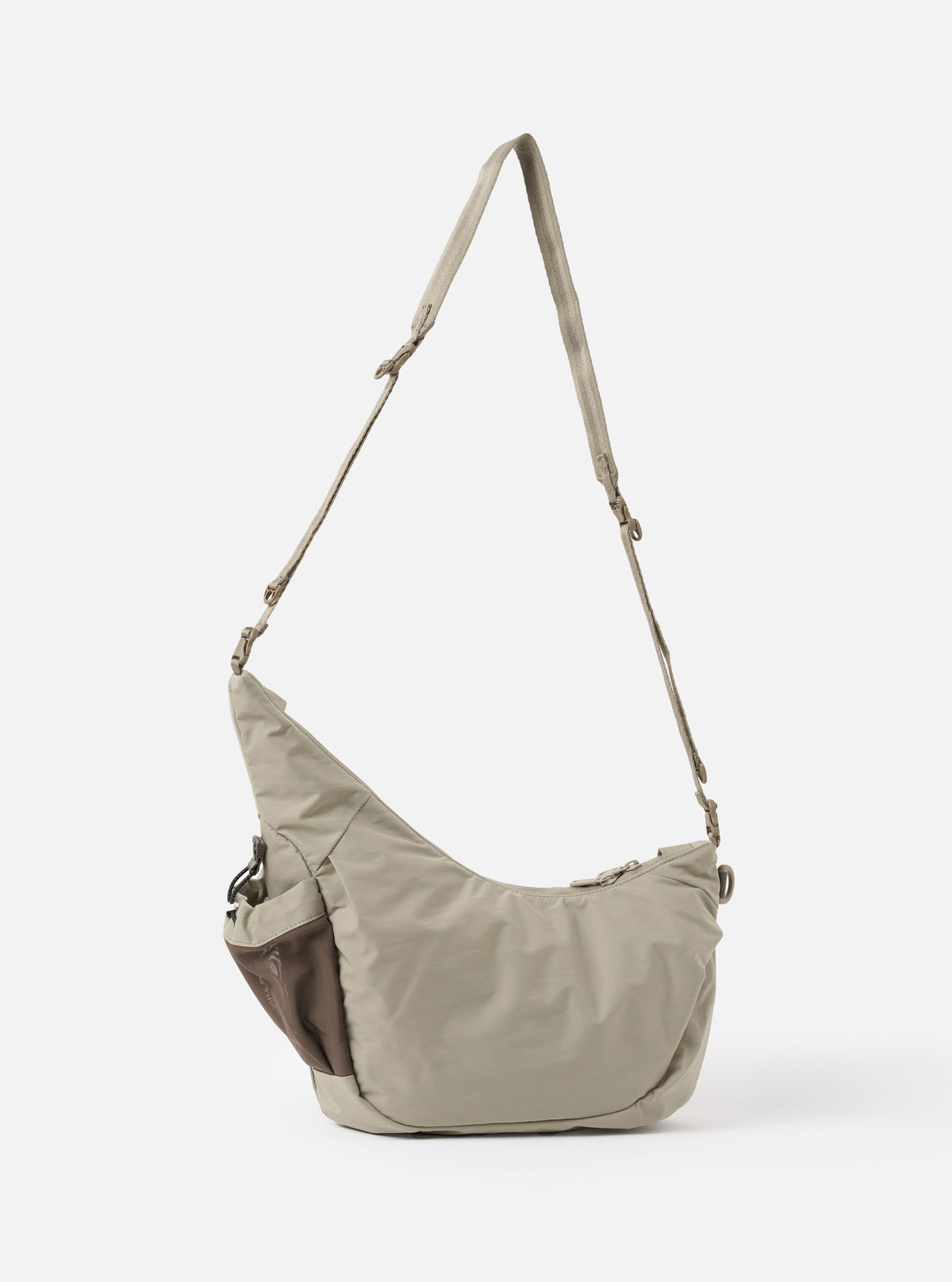 F/CE.® Beige Textured Twill Horn Mini Shoulder Bag