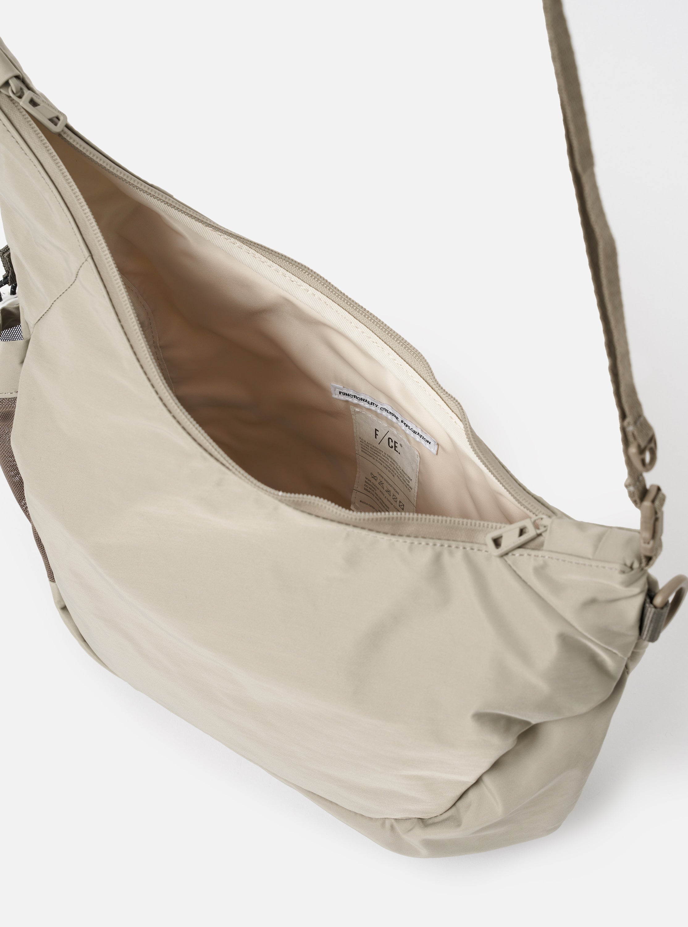 F/CE.® Beige Textured Twill Horn Mini Shoulder Bag – Universal Works