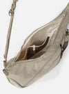 F/CE.® Beige Textured Twill Horn Mini Shoulder Bag