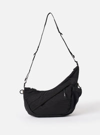F/CE.® Black Textured Twill Horn Mini Shoulder Bag