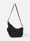 F/CE.® Black Textured Twill Horn Mini Shoulder Bag