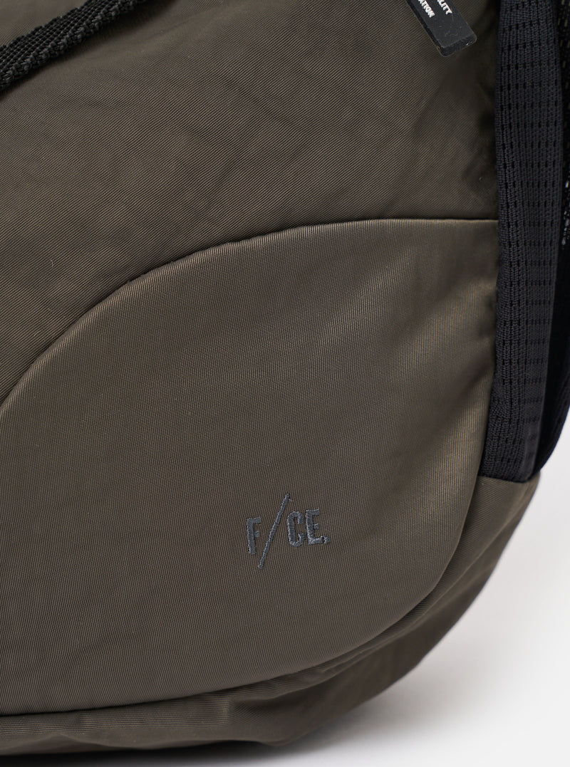 F/CE.® Charcoal Textured Twill Horn Mini Shoulder Bag