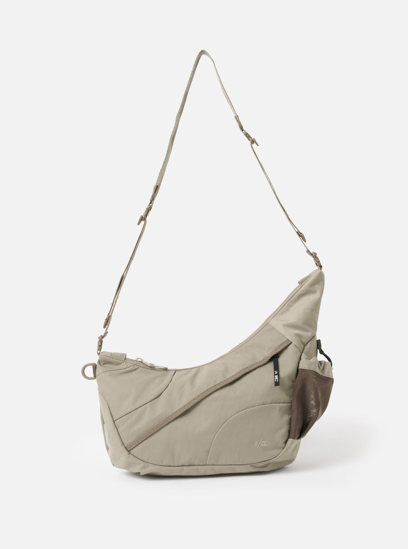 F/CE.® Beige Textured Twill Horn Mini Shoulder Bag