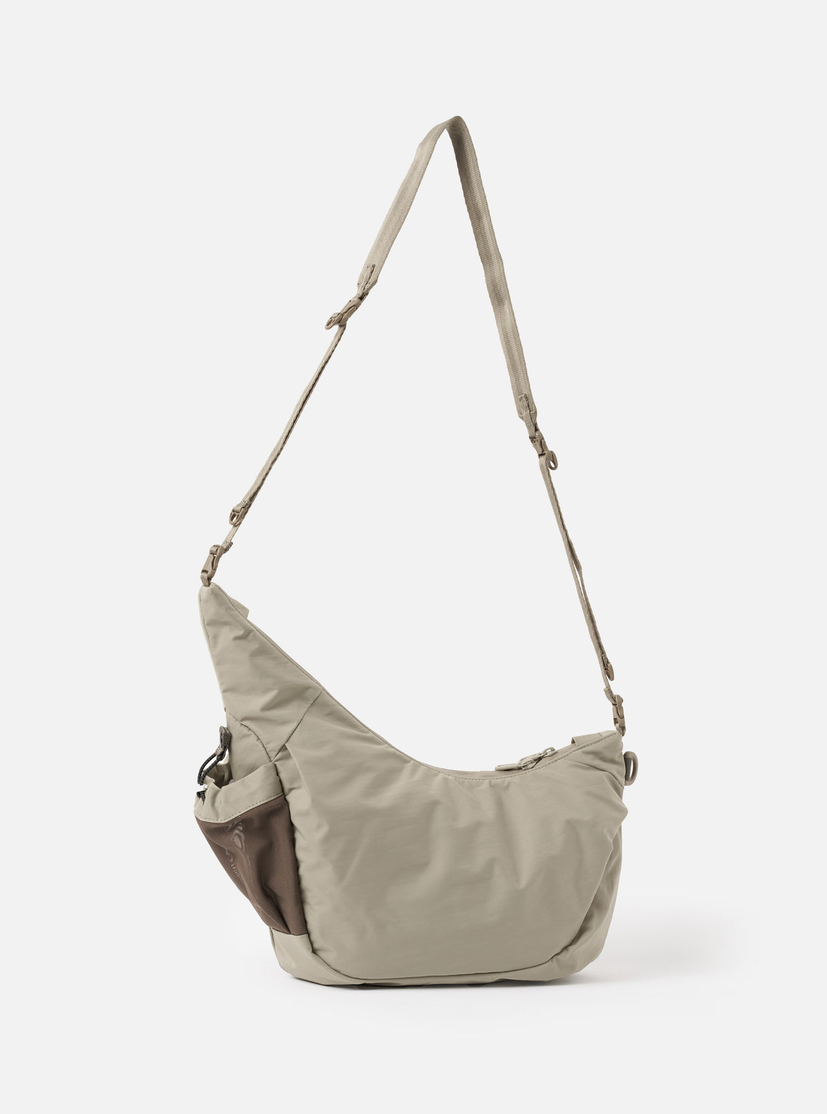 F/CE.® Beige Textured Twill Horn Mini Shoulder Bag