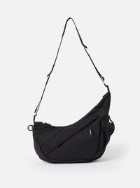 F/CE.® Black Textured Twill Horn Mini Shoulder Bag