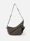 F/CE.® Charcoal Textured Twill Horn Mini Shoulder Bag
