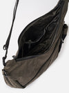 F/CE.® Charcoal Textured Twill Horn Mini Shoulder Bag