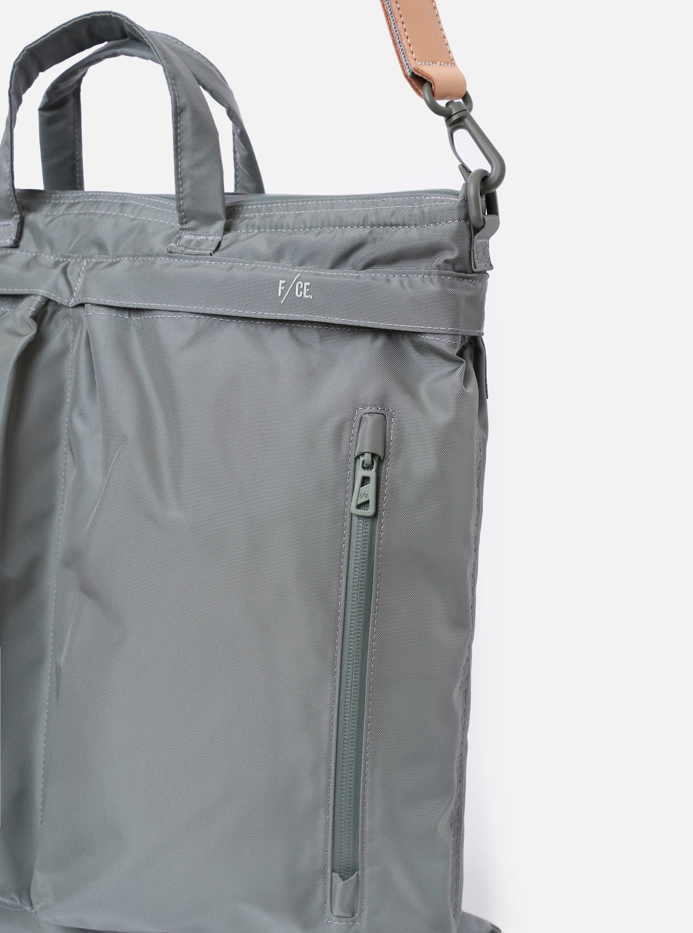 F/CE.® Foliage Green Recycled Nylon 420 re/cor 3-Way Helmet Bag