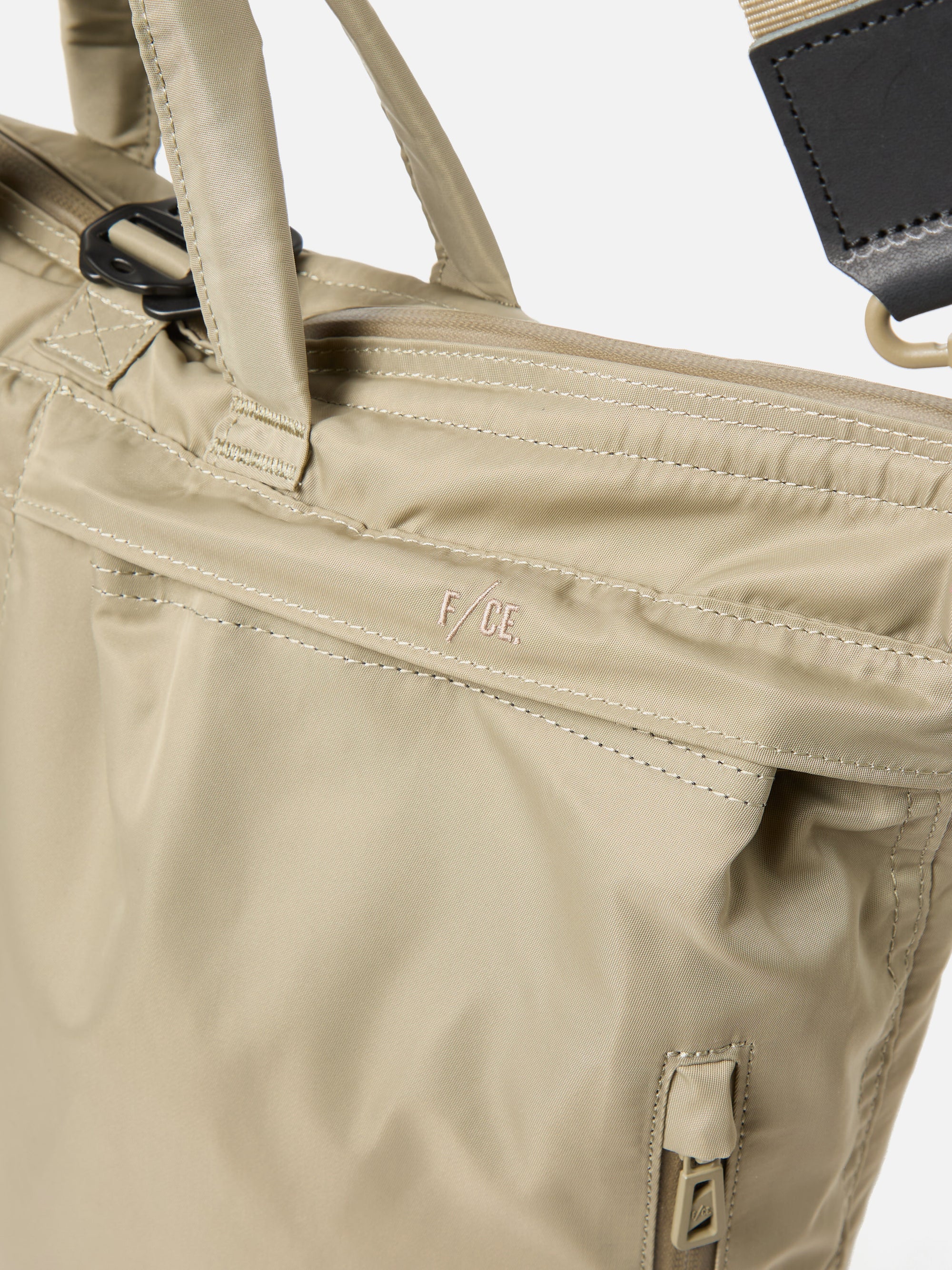 Sage Green Recycled Twill F/CE.® 3-Way Helmet Bag