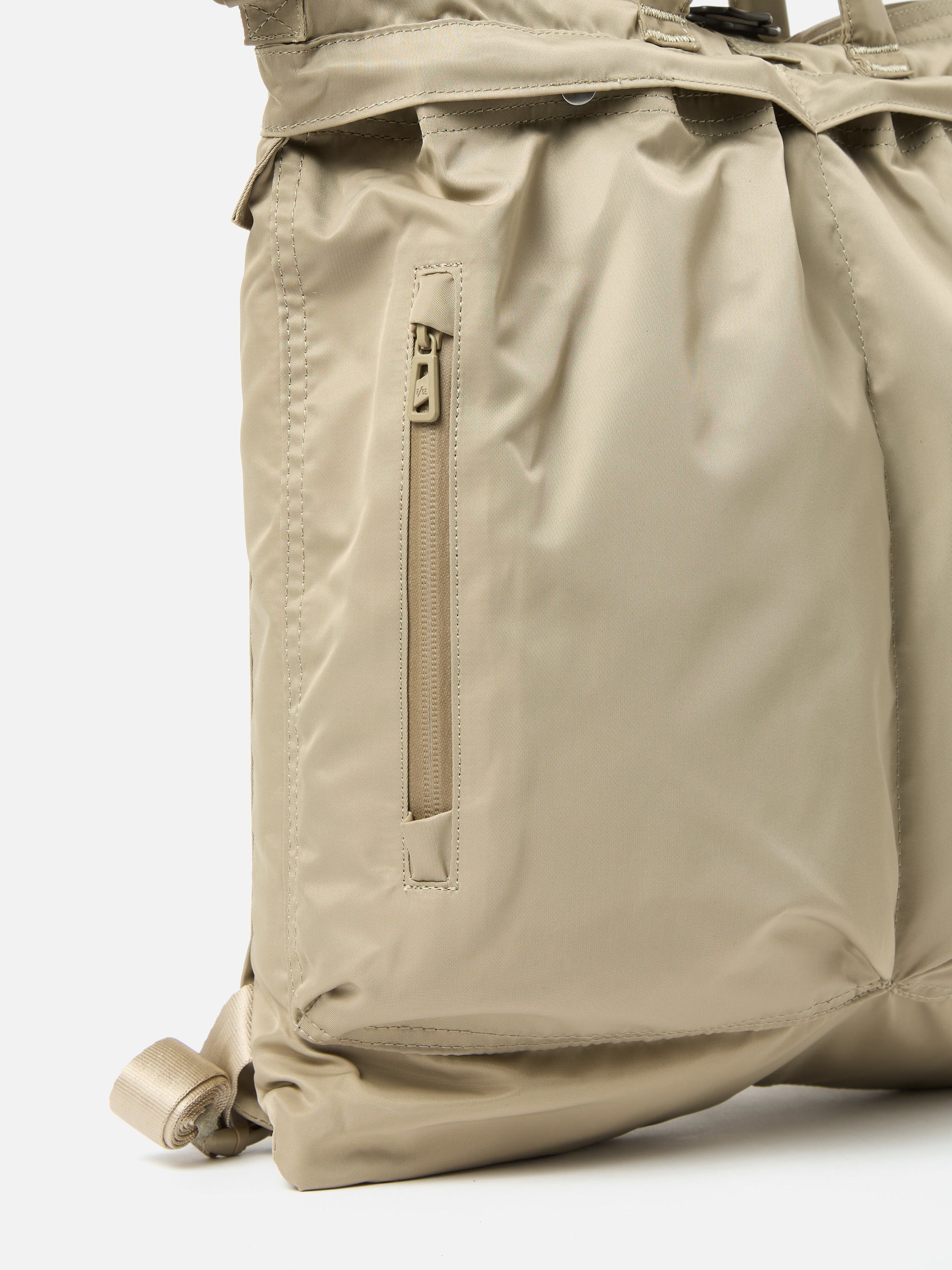 Sage Green Recycled Twill F/CE.® 3-Way Helmet Bag