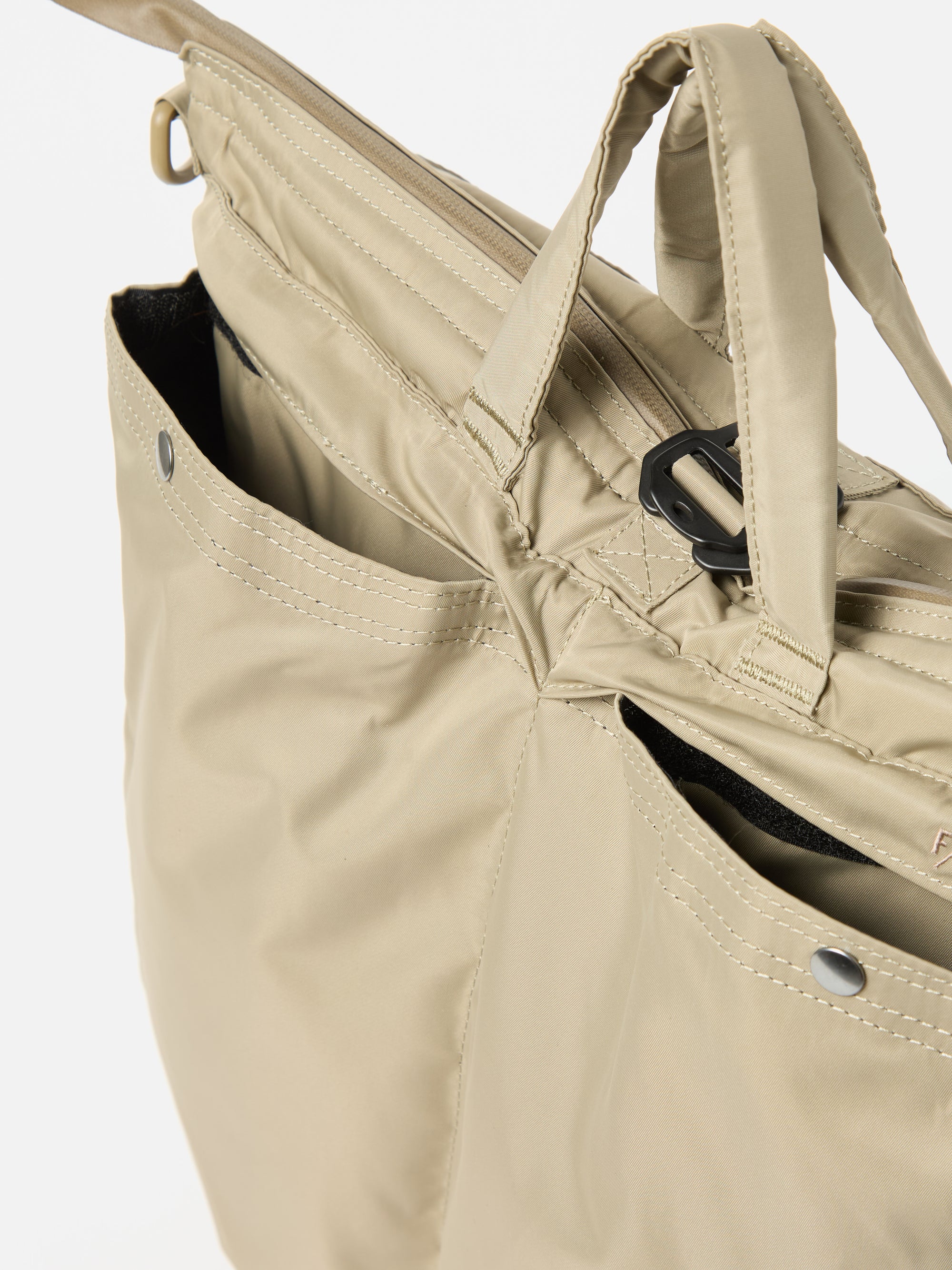 Sage Green Recycled Twill F/CE.® 3-Way Helmet Bag