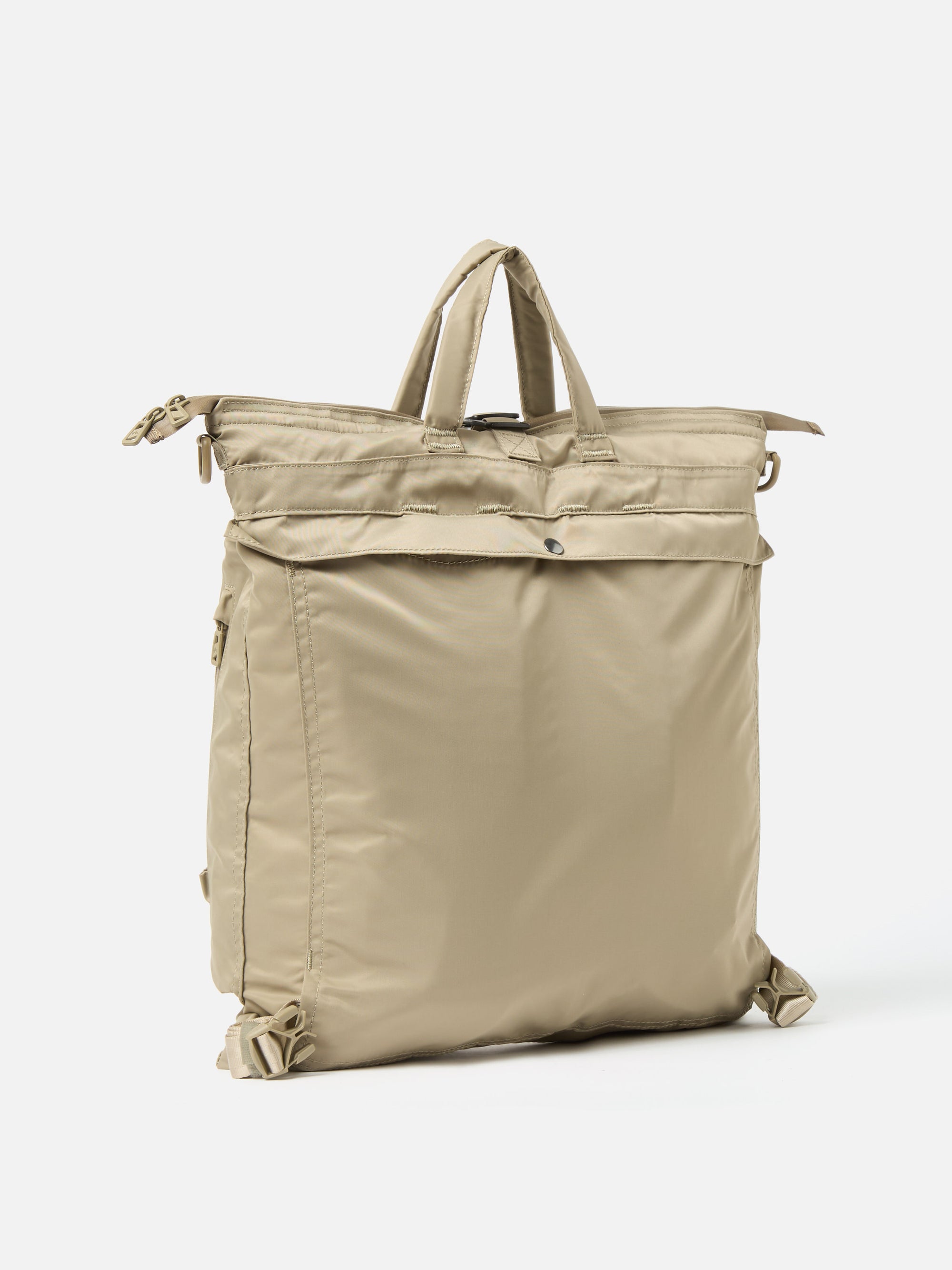 Sage Green Recycled Twill F/CE.® 3-Way Helmet Bag