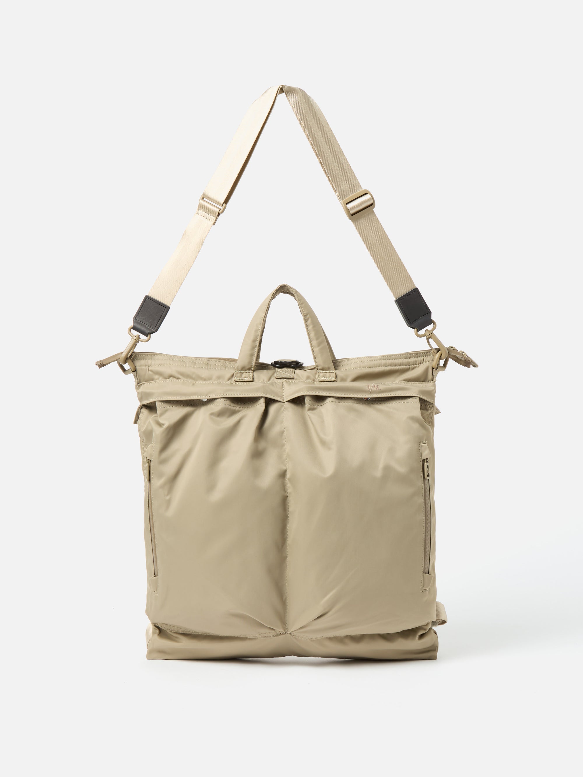 Sage Green Recycled Twill F/CE.® 3-Way Helmet Bag