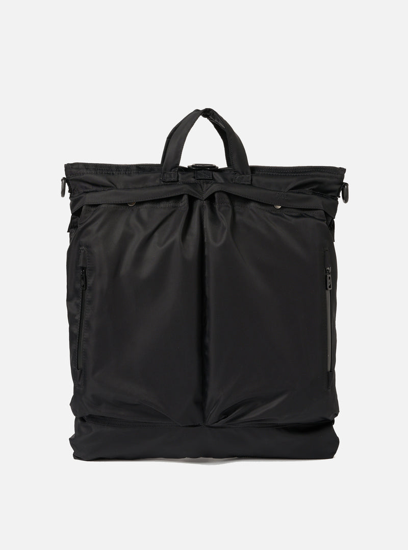 Black Recycled Twill F/CE.® 3-Way Helmet Bag