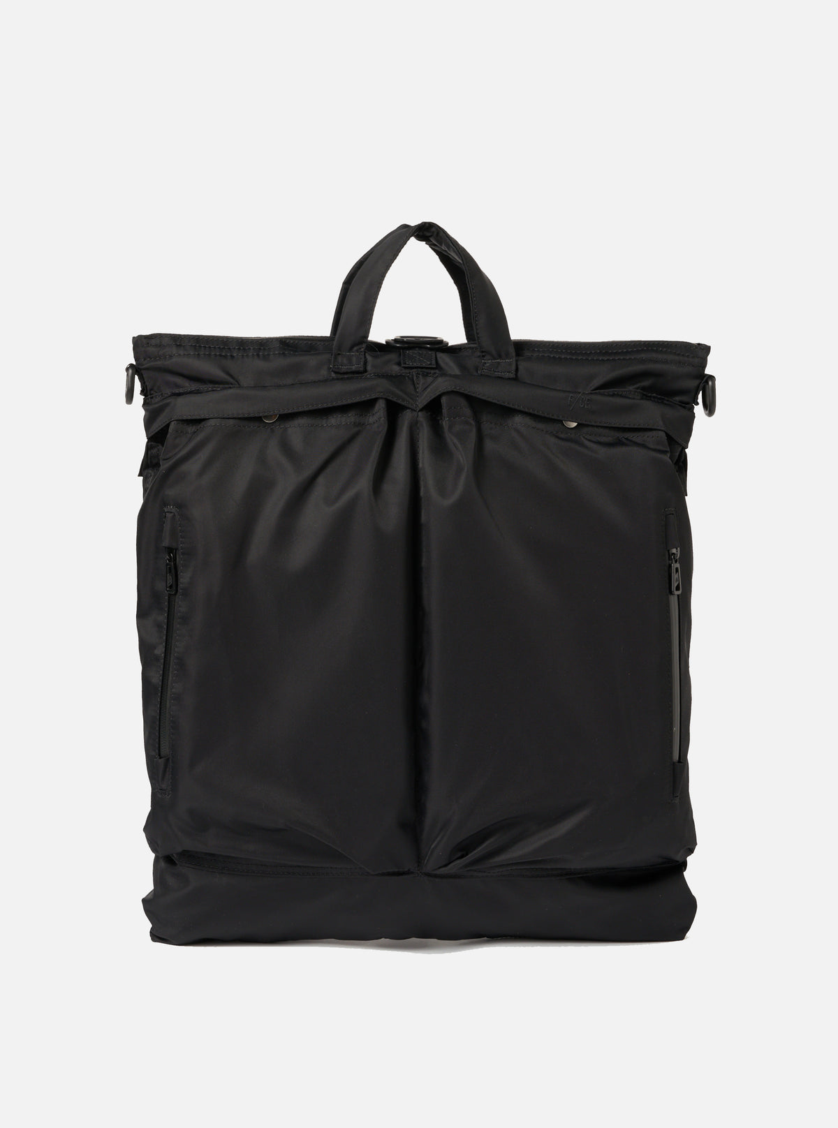 Black Recycled Twill F/CE.® 3-Way Helmet Bag