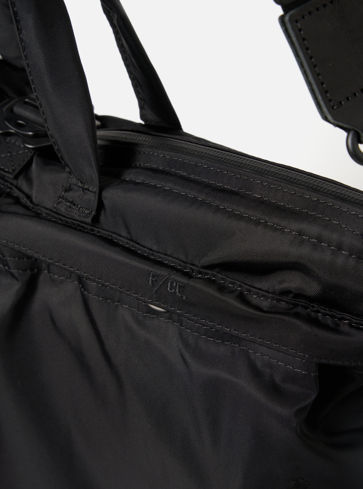 Black Recycled Twill F/CE.® 3-Way Helmet Bag