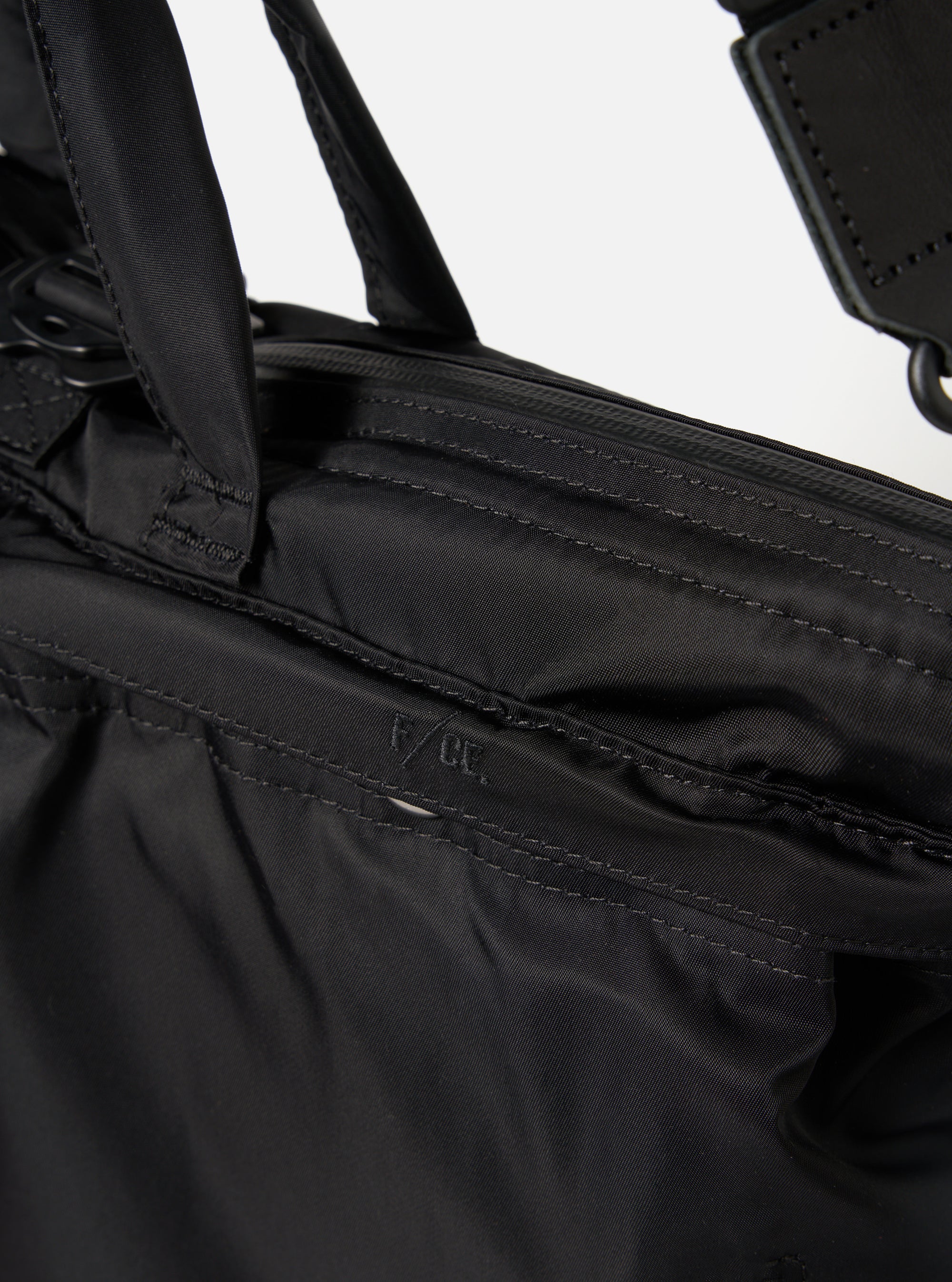 Black Recycled Twill F/CE.® 3-Way Helmet Bag