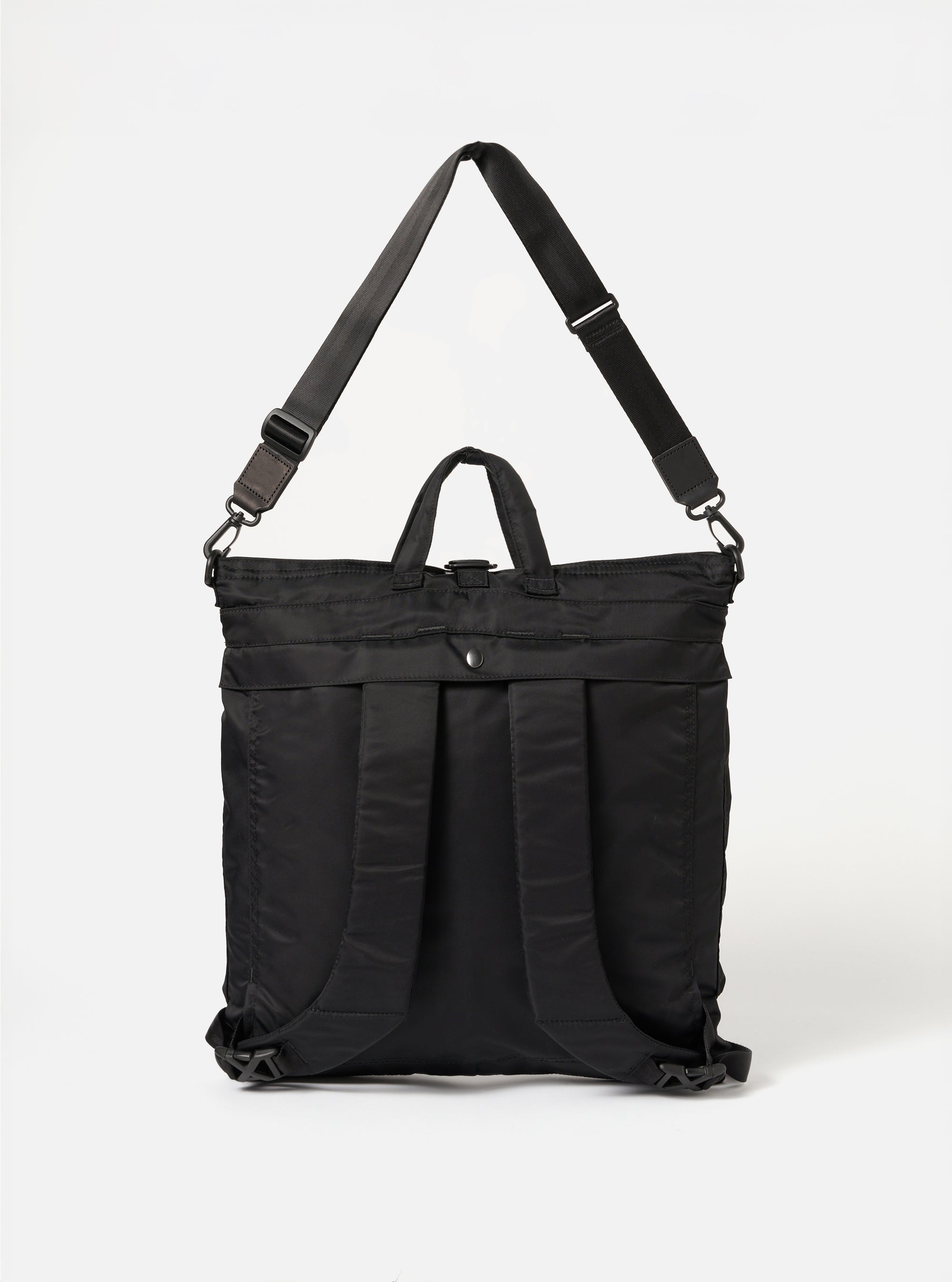 Black Recycled Twill F/CE.® 3-Way Helmet Bag