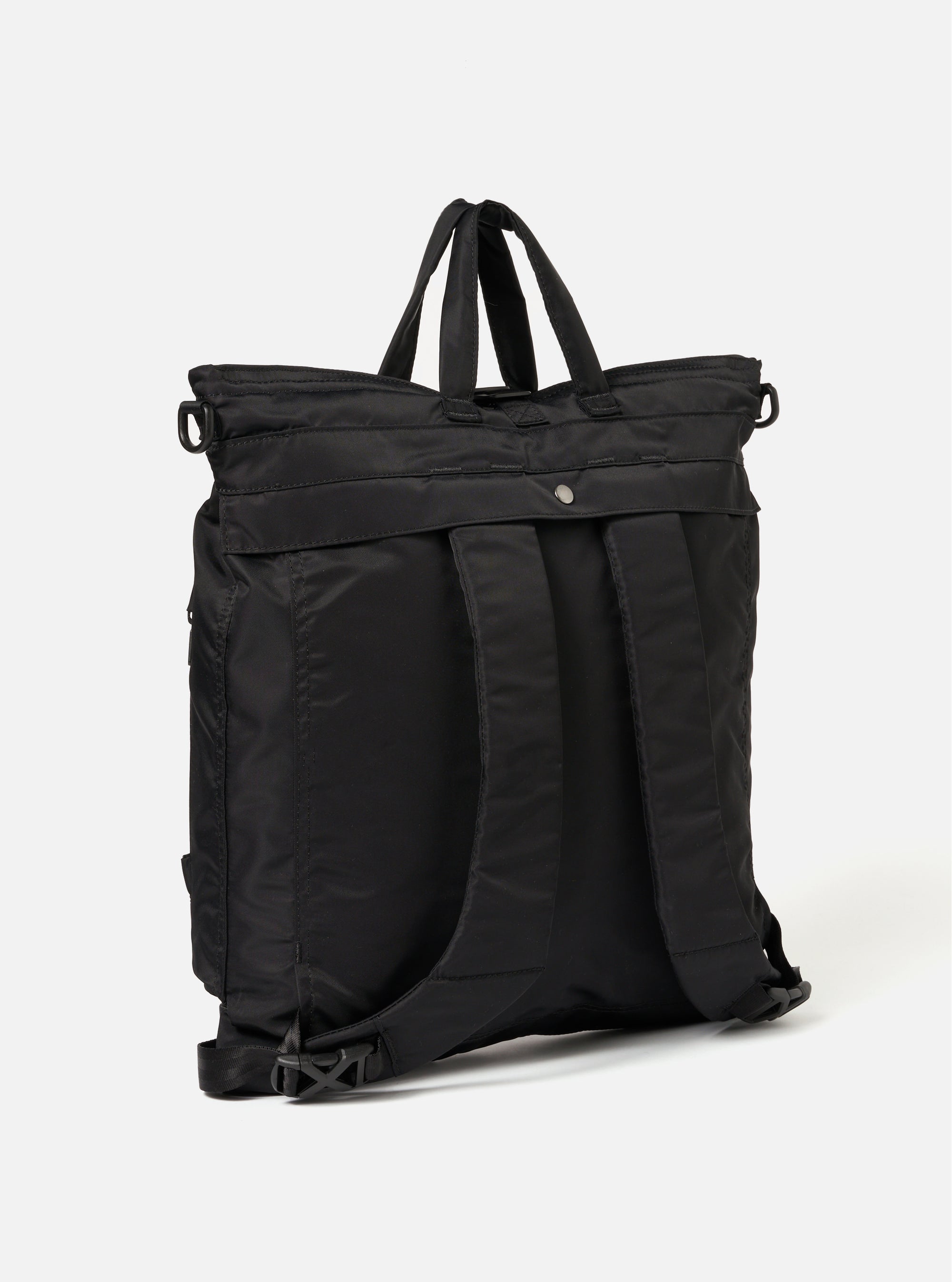 Black Recycled Twill F/CE.® 3-Way Helmet Bag