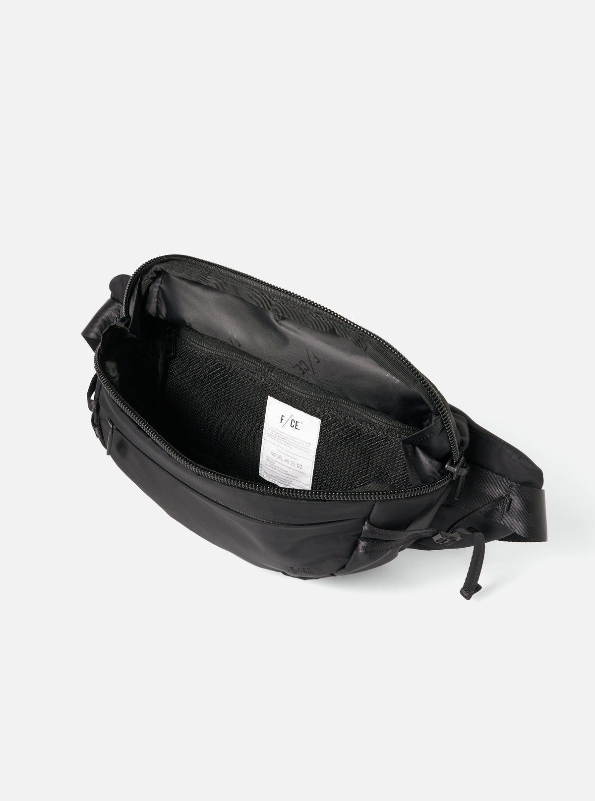 Black Recycled Twill F/CE.® Tactical Waist Bag