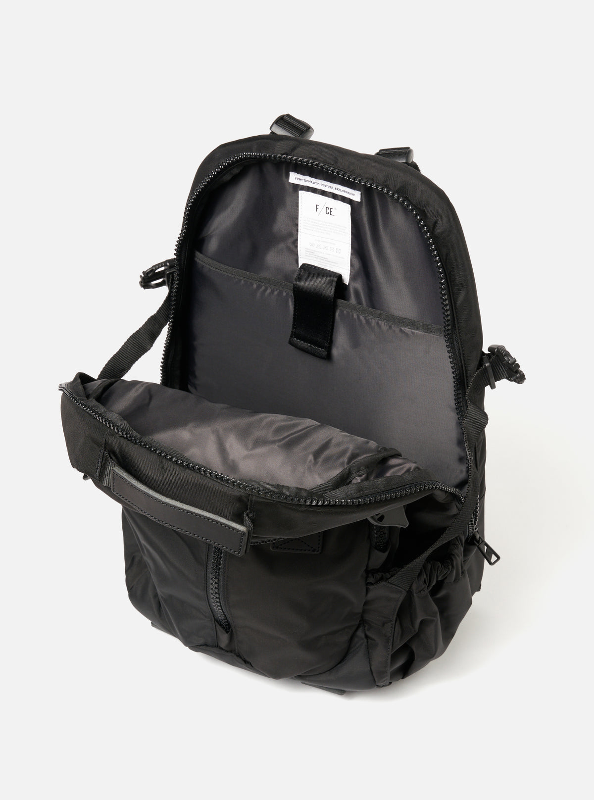 Black 420d Recycled Cordura® F/CE.® Travel Backpack