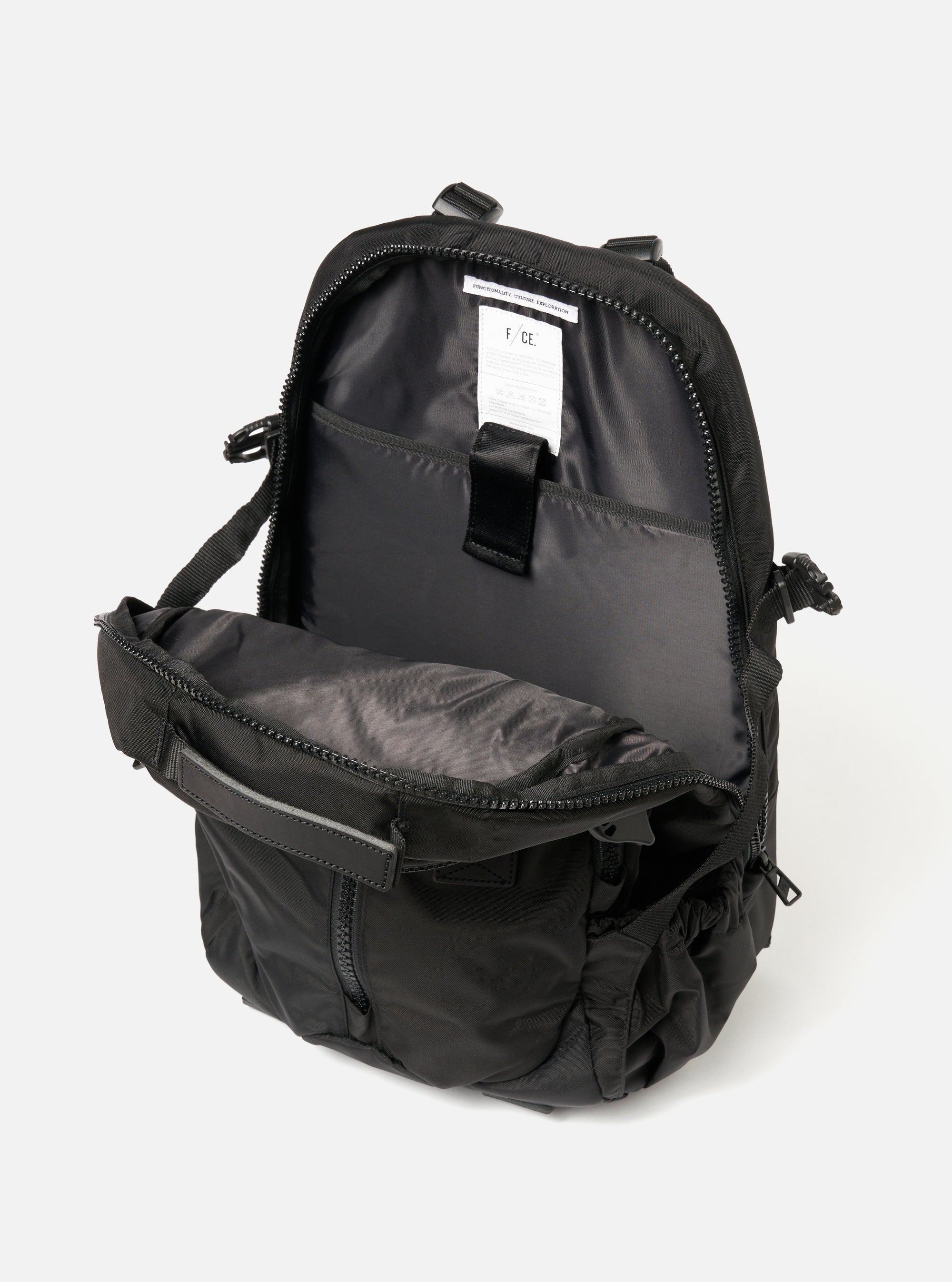 Black 420d Recycled Cordura® F/CE.® Travel Backpack