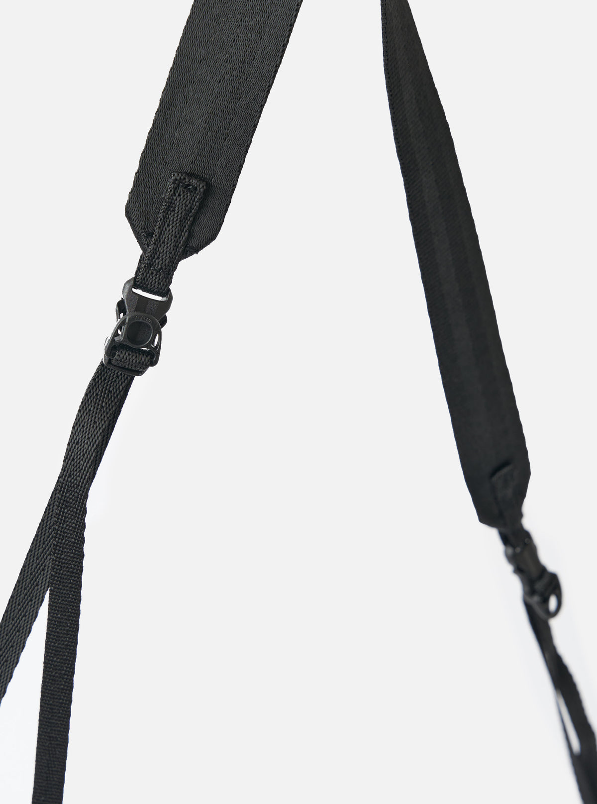 F/CE.® Black Nylon Textured Twill Horn Mini Shoulder Bag