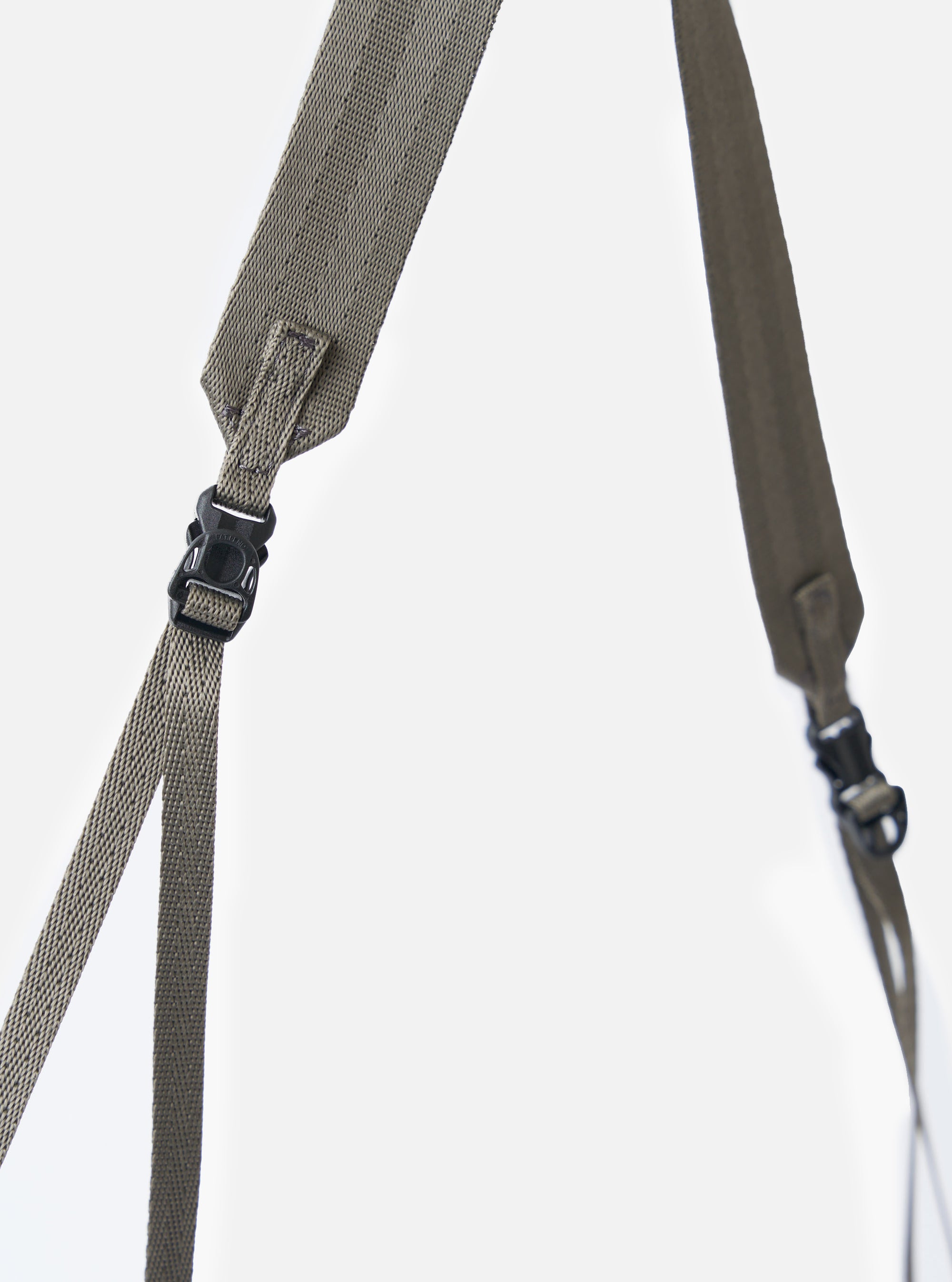 F/CE.® Charcoal Nylon Textured Twill Horn Mini Shoulder Bag